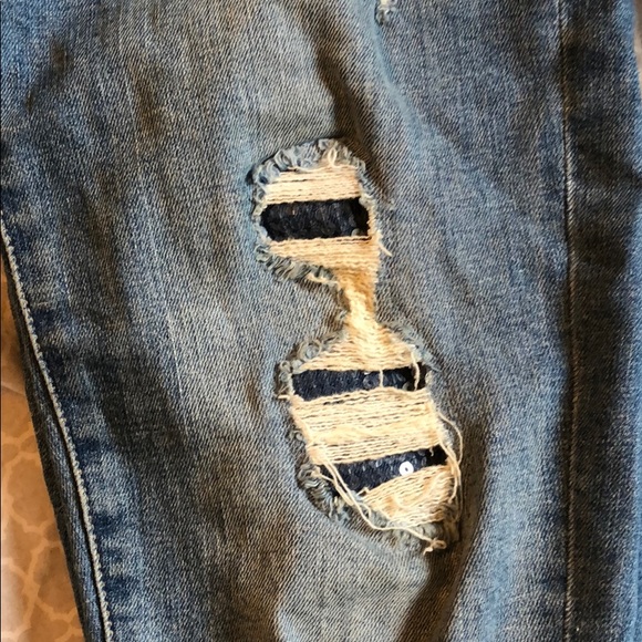 7 For All Mankind distressed skinny With sequin - Picture 2 of 8